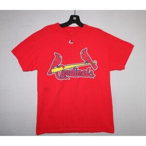 St. Louis Cardinals Baseball MLB Jersey T-Shirt Majestic Medium Casual Baseball